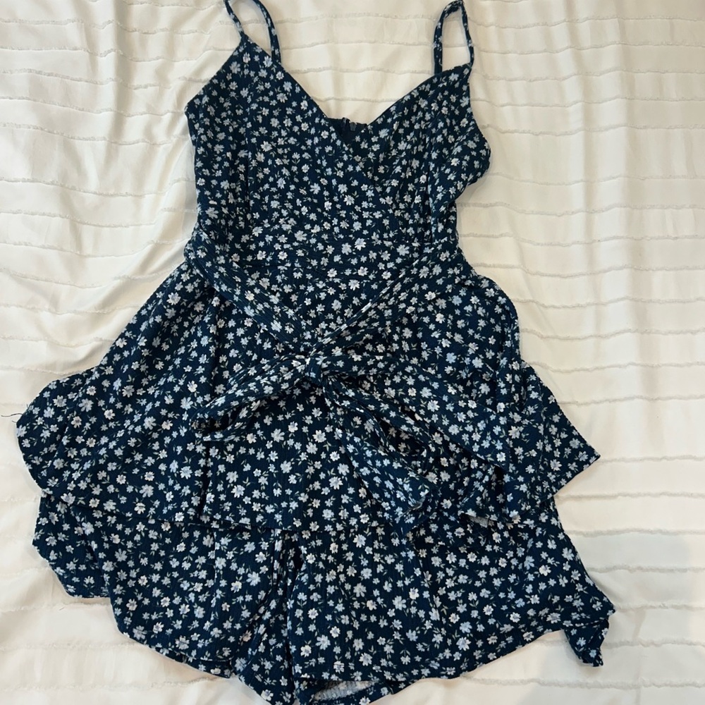 Honey and Rosie Navy Floral Dress
